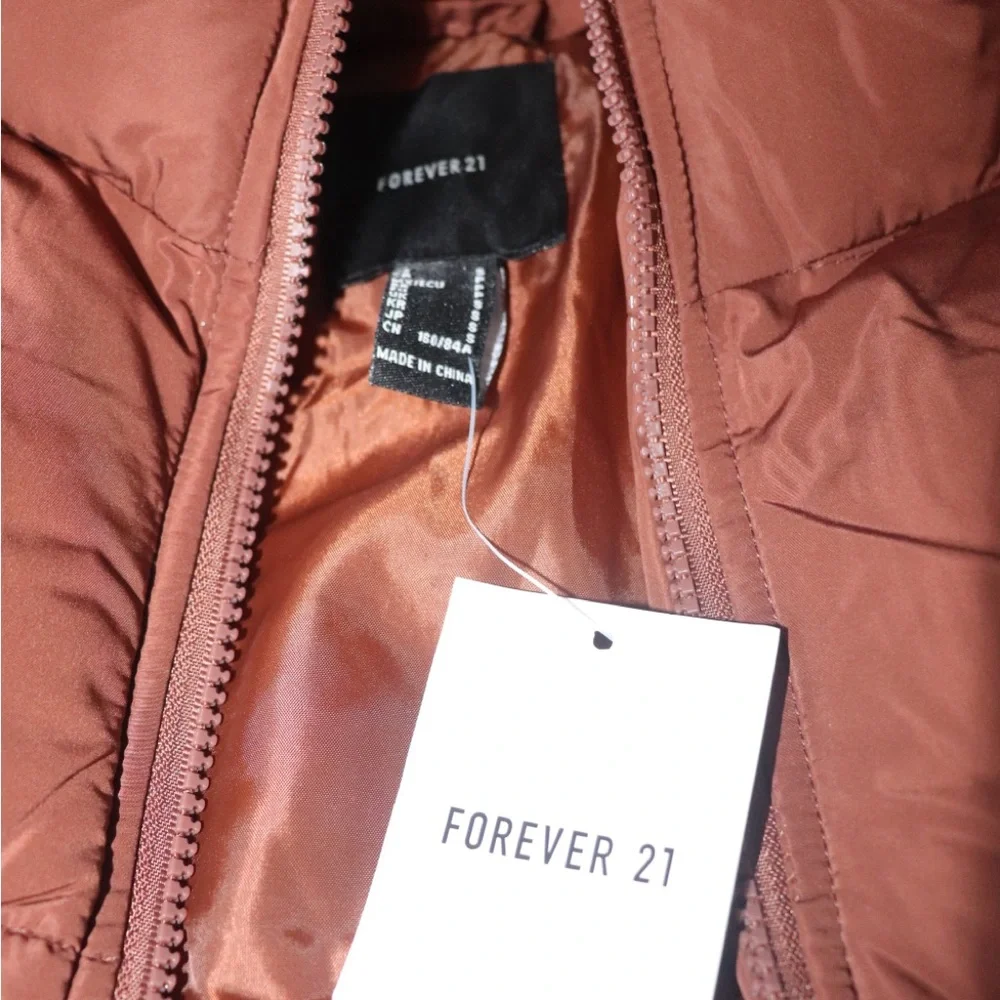 Rust Puffer Jacket - Picture 3 of 5